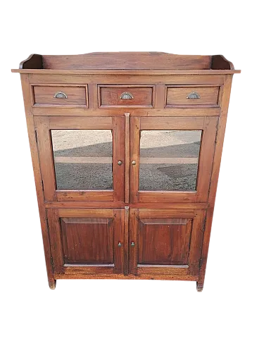 Credenza coloniale rustica in legno