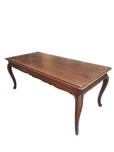 Tavolo allungabile in Stile Barocco Piemontese in Noce, primo '900