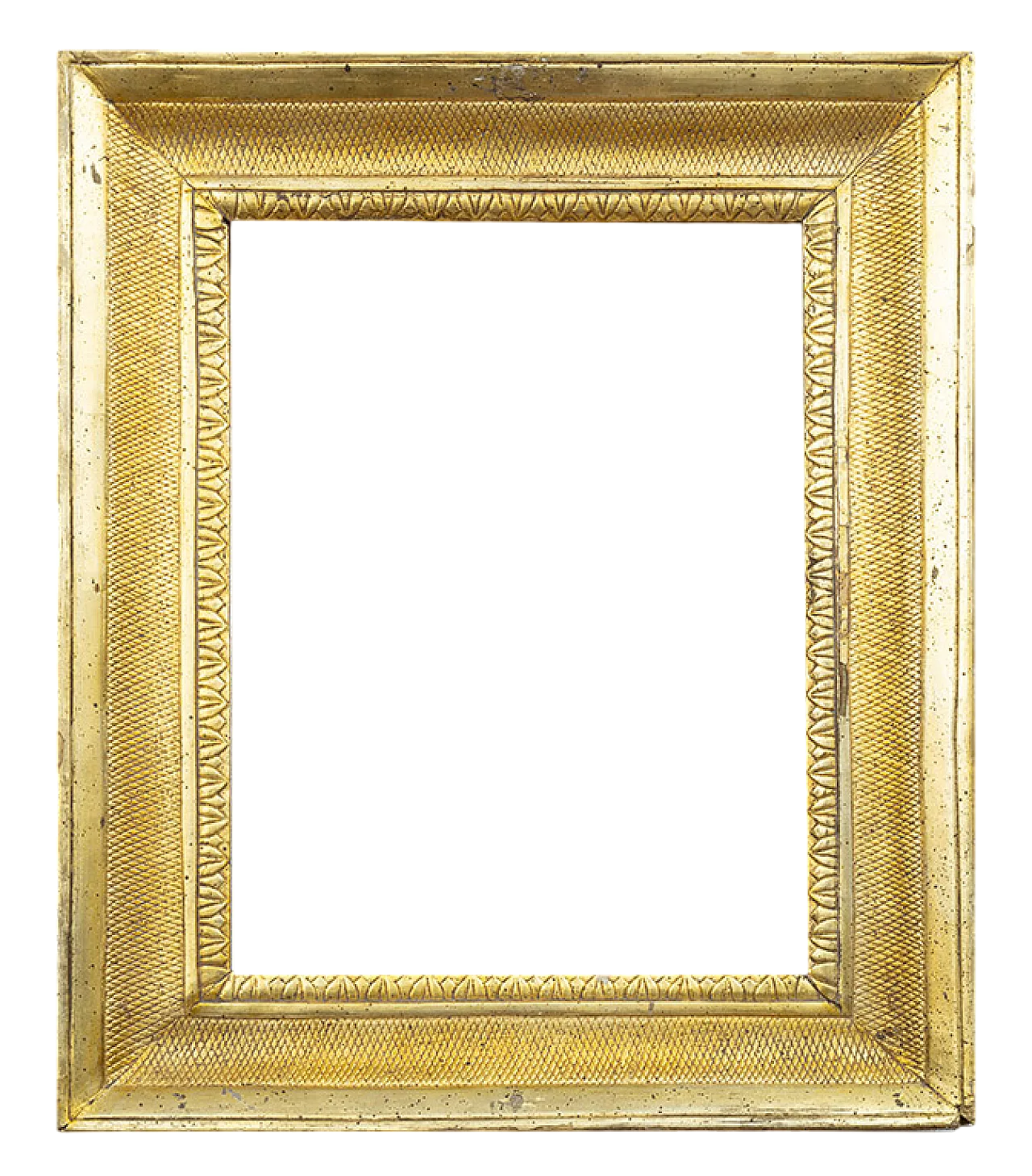 Napoleon III Empire frame in gilded and carved wood, 19th century 4