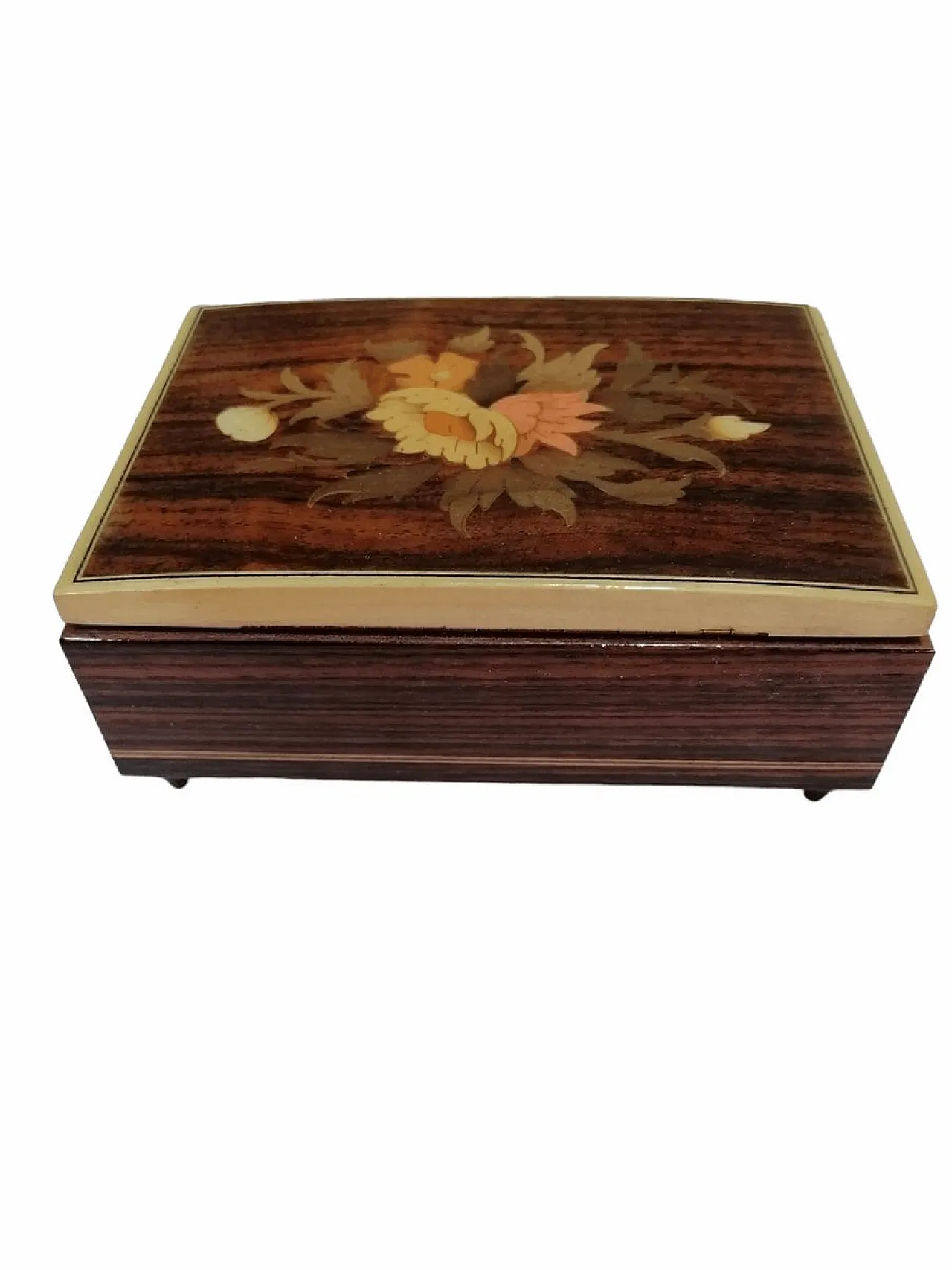 Music Jewelery Box with Thank You My Love Motif, 70s 1