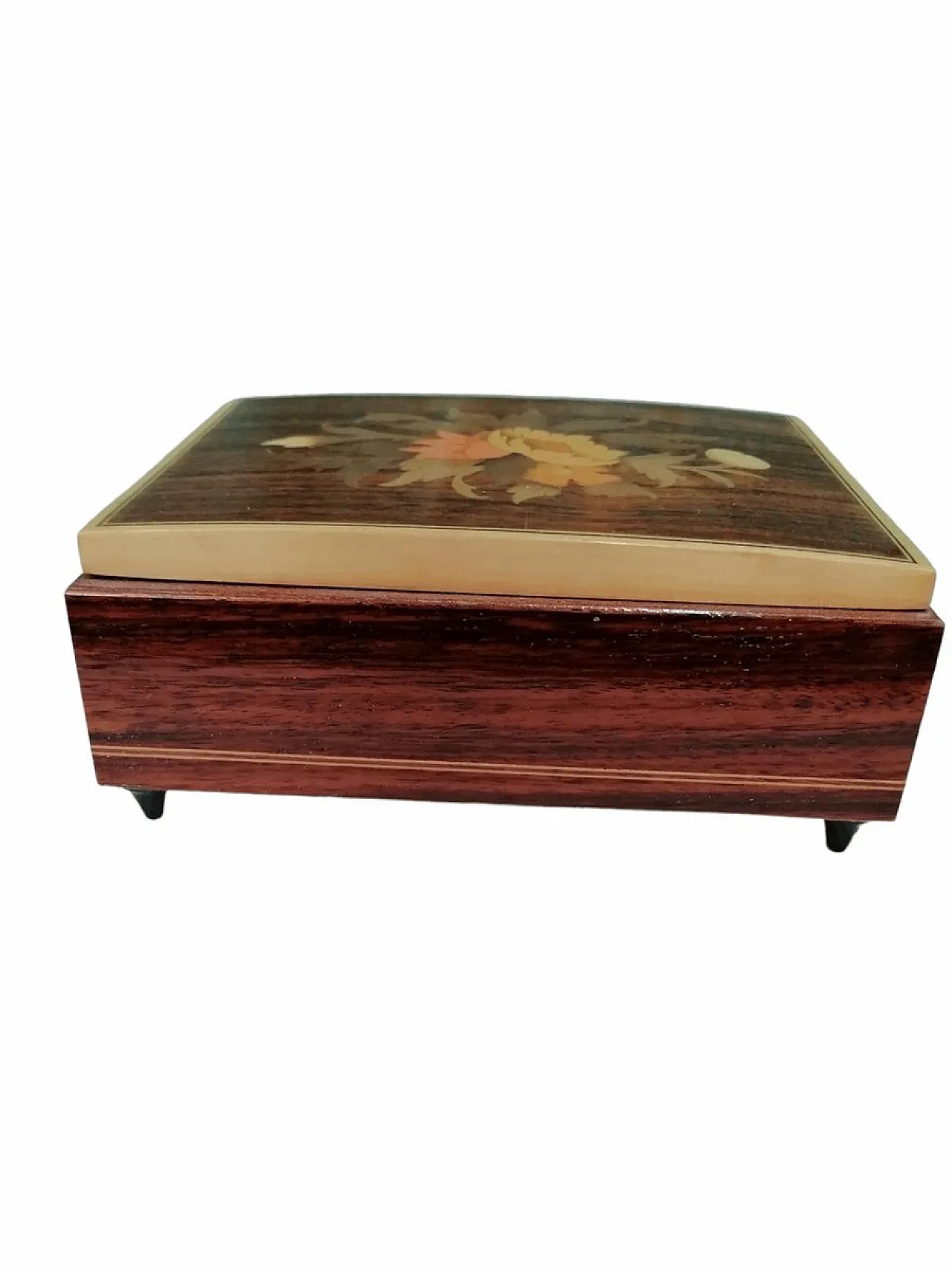 Music Jewelery Box with Thank You My Love Motif, 70s 4