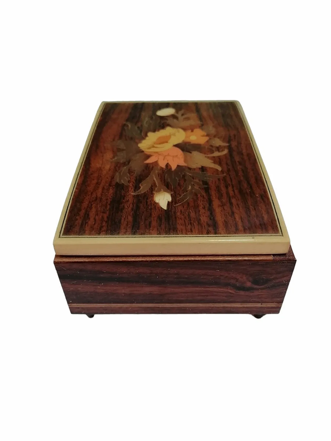 Music Jewelery Box with Thank You My Love Motif, 70s 5