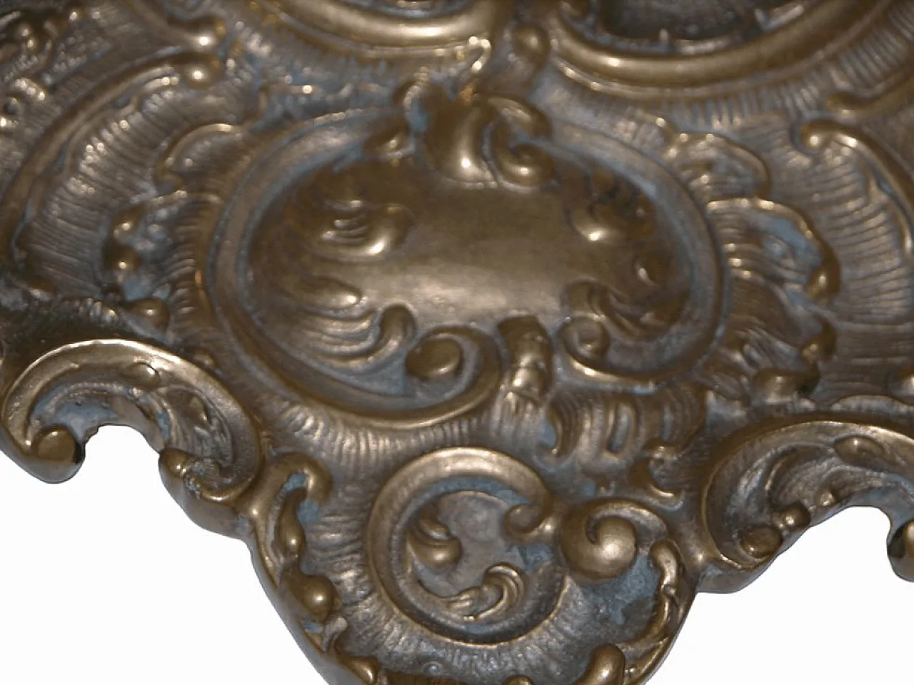 Centrotavola in bronzo raffigurante Cupido, primo '900 8