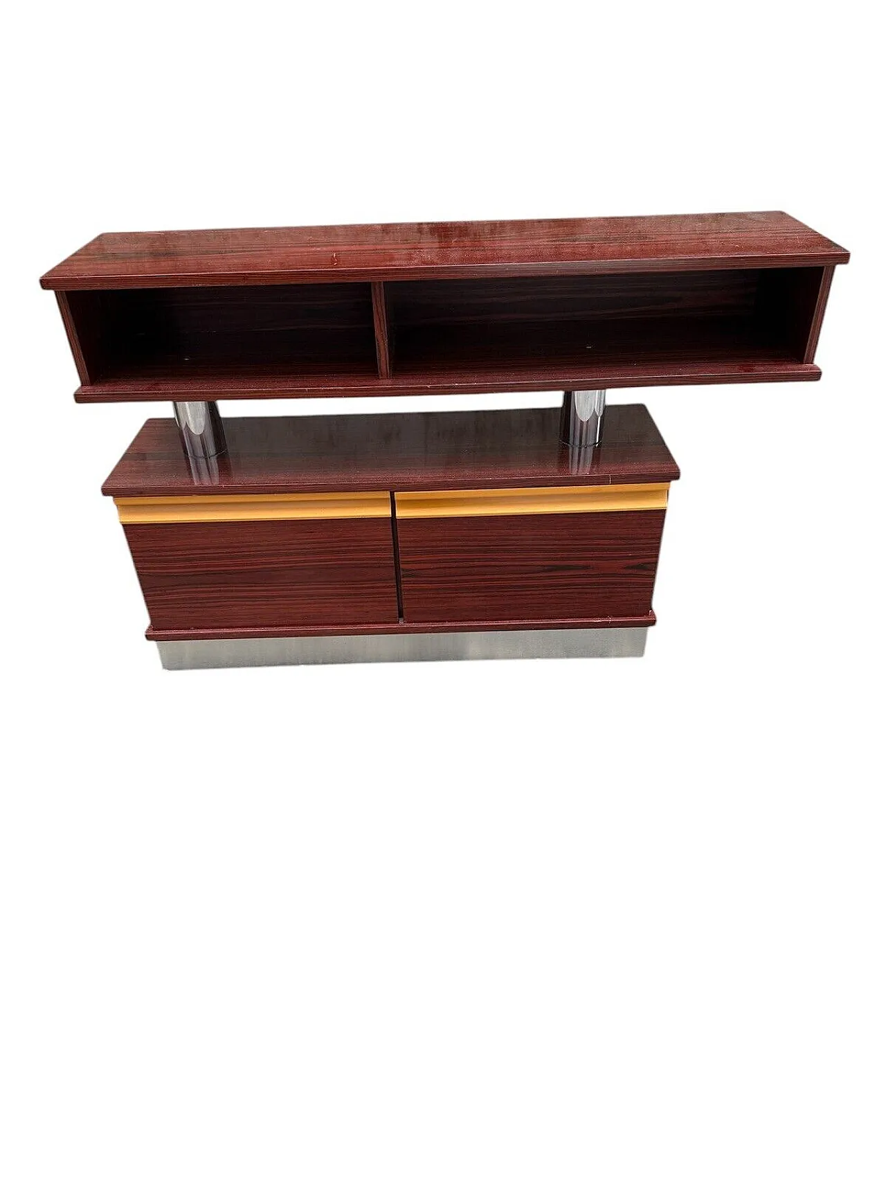 Mahogany bar furniture, 1980s 1