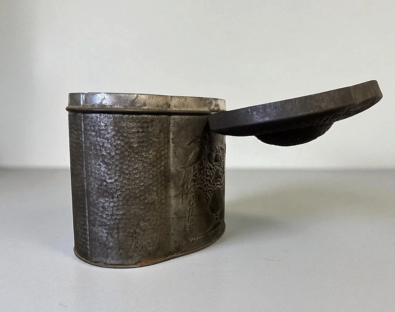 Scatola di latta Kaiser Caffe',  anni '30 4