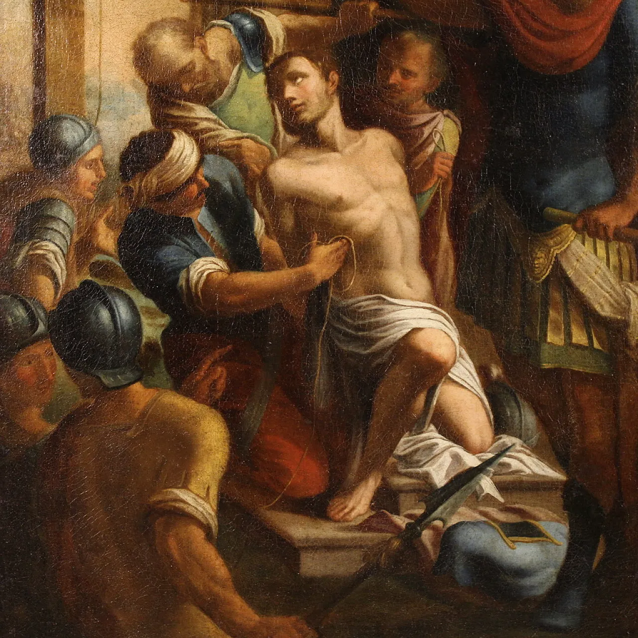 Religious painting, Saint Sebastian, 17th century 1