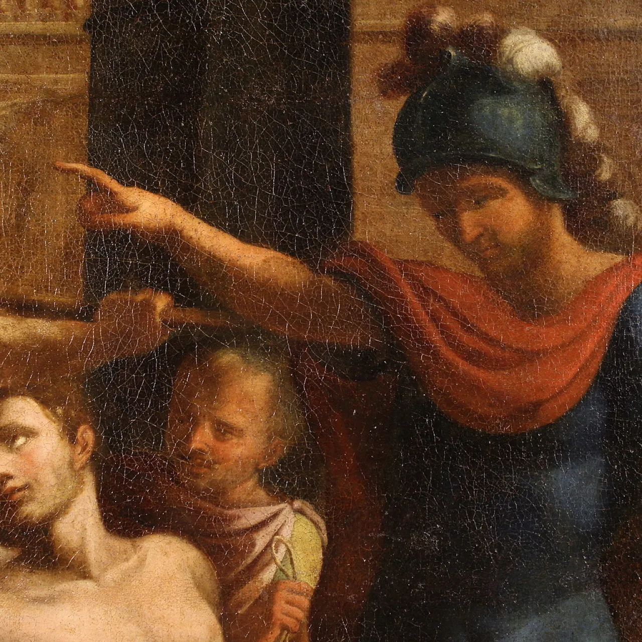 Religious painting, Saint Sebastian, 17th century 11