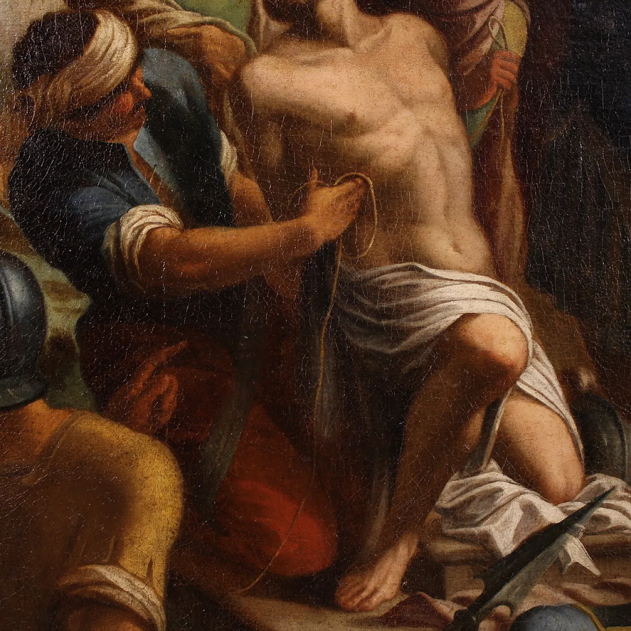 Religious painting, Saint Sebastian, 17th century 12
