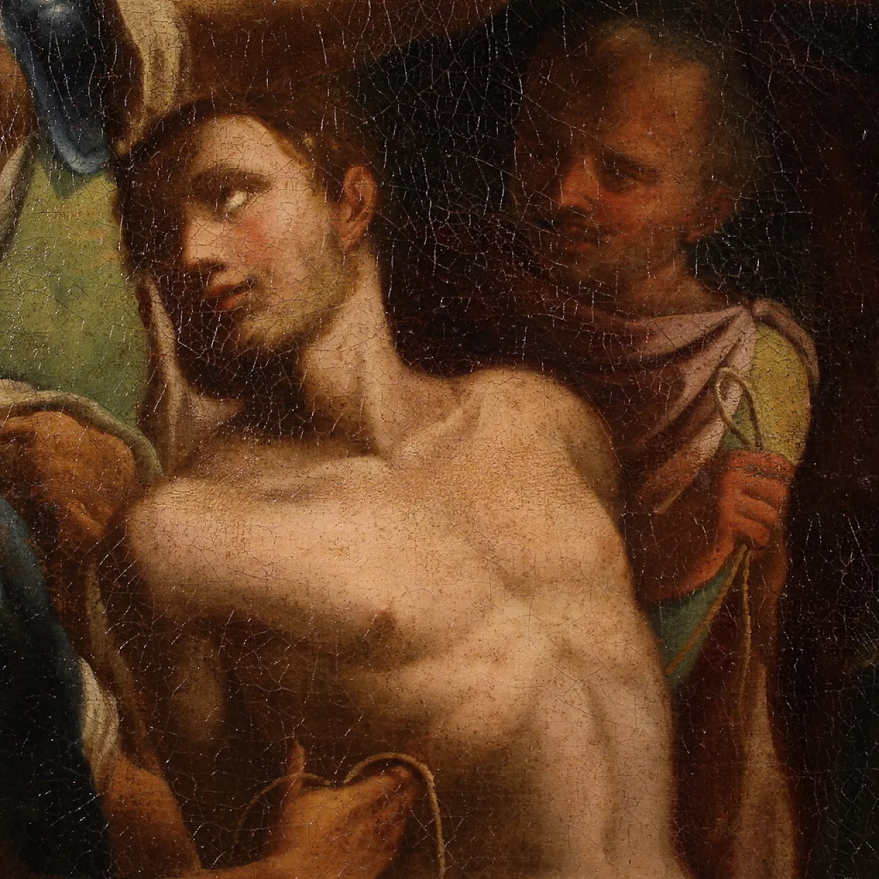 Religious painting, Saint Sebastian, 17th century 14