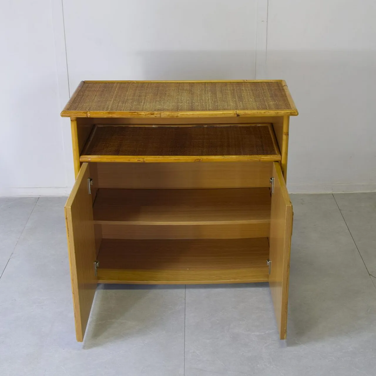 Sideboard in bamboo and rattan, 1960s 5