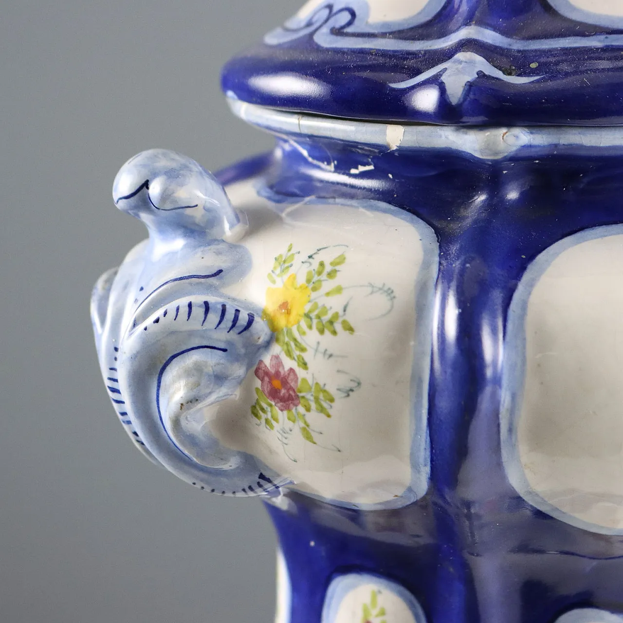 Ceramic apothecary vase, 19th century 4