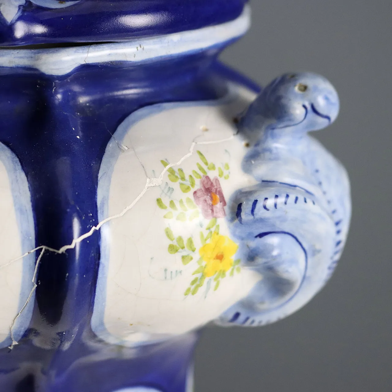 Ceramic apothecary vase, 19th century 5