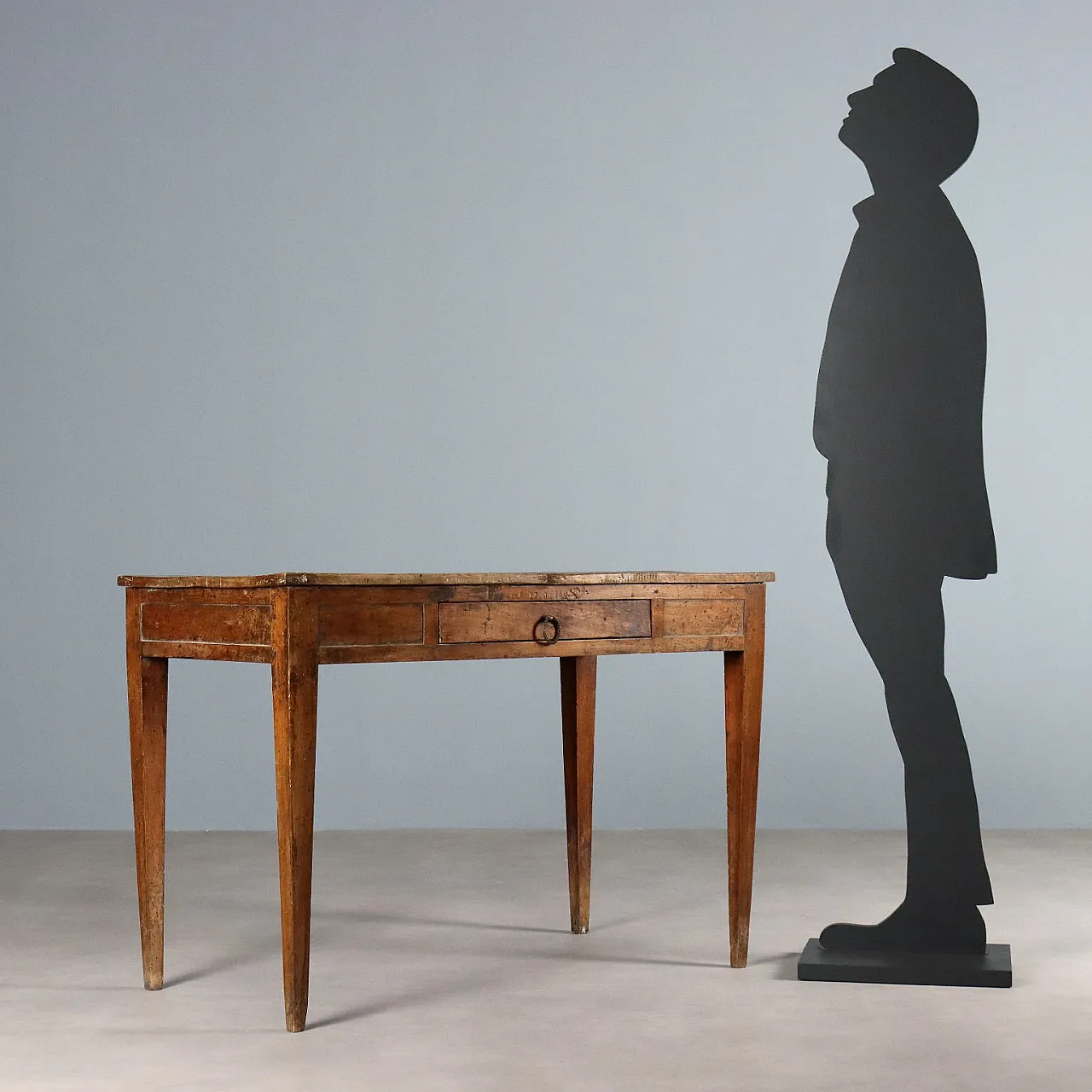 Scrittoio Direttorio in noce con cassetti, '800 2