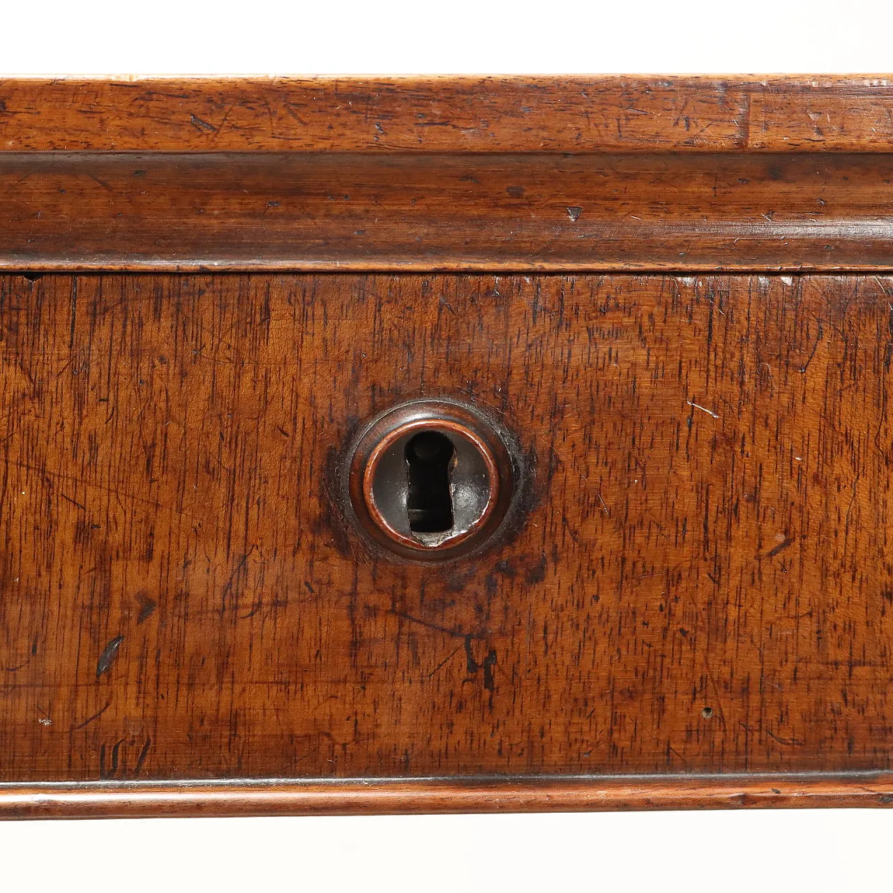 Tavolino da lavoro in noce con cassetti, '800 4