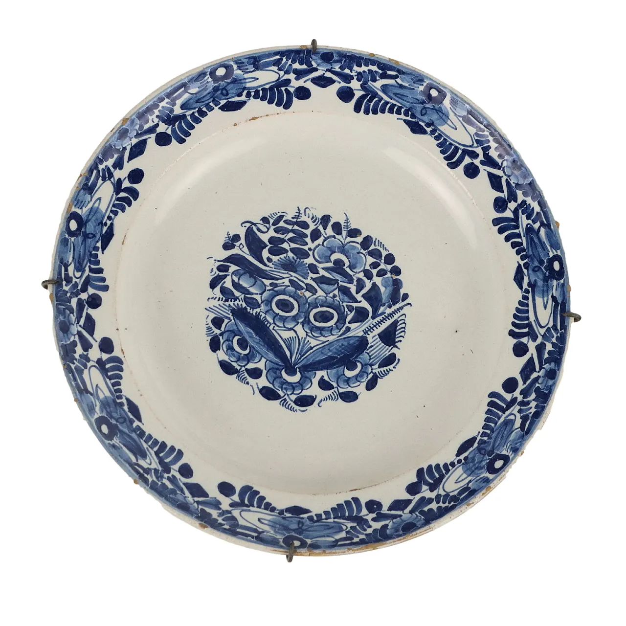 Piatto in maiolica di Manifattura Antonibon Nove, metà '700 1