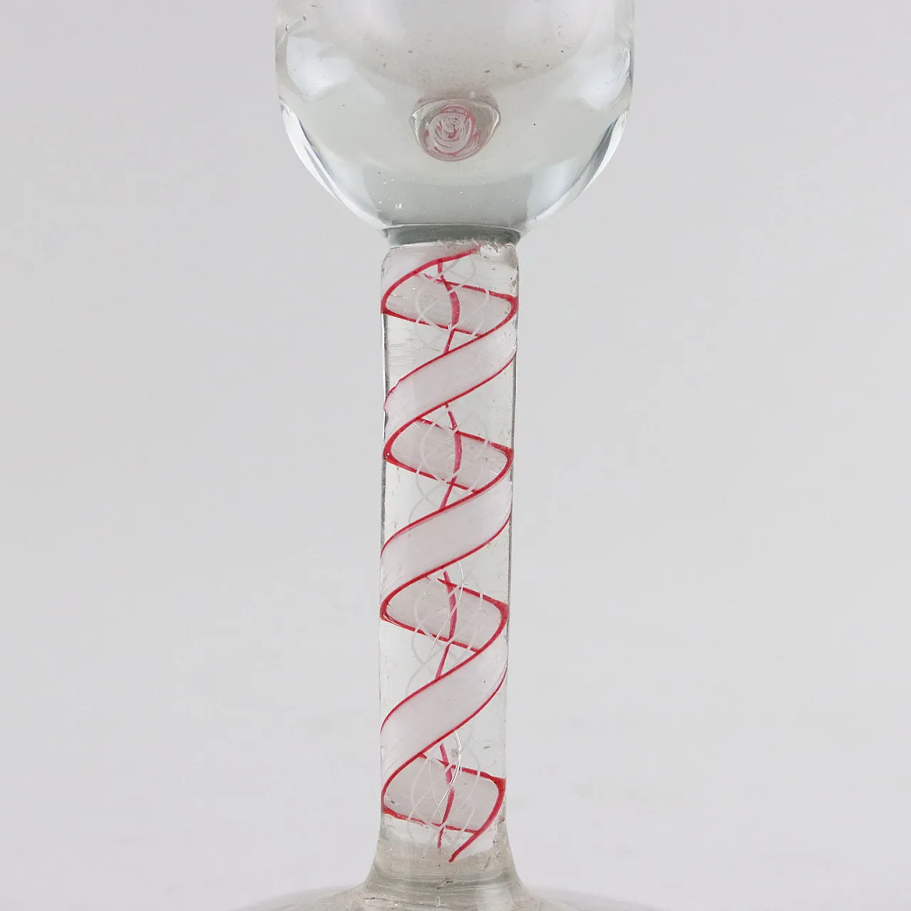 4 Calici in vetro a filigrana di Murano, fine '700 3