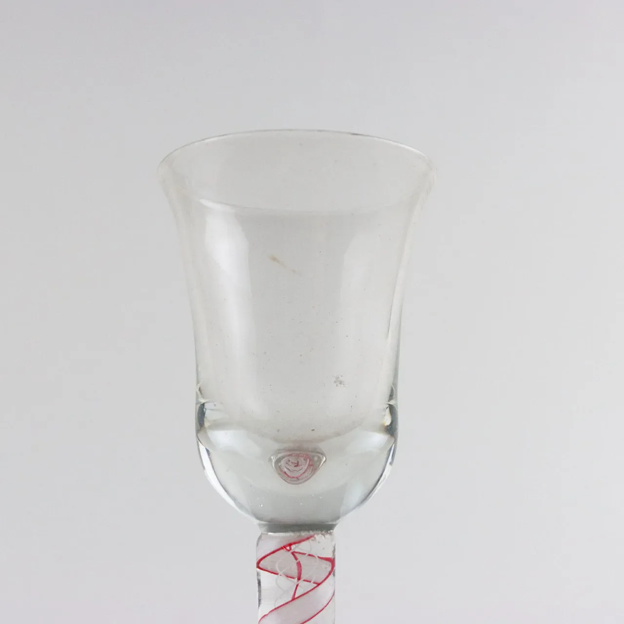 4 Calici in vetro a filigrana di Murano, fine '700 4