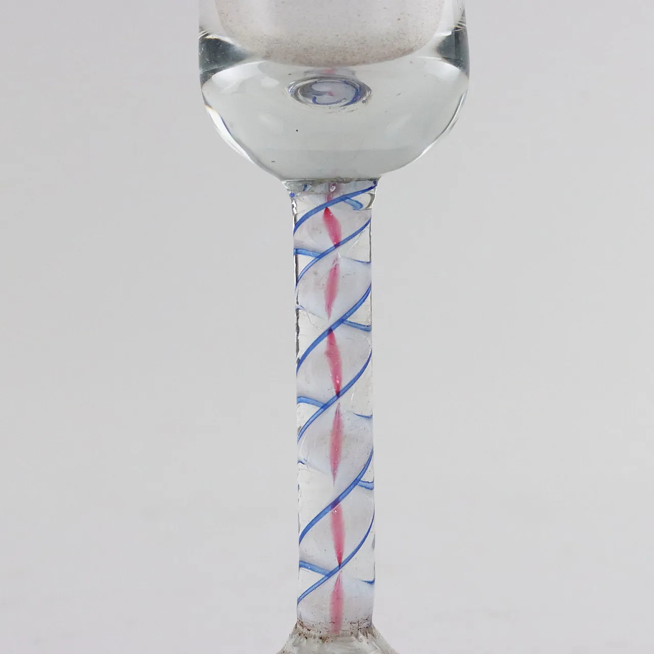 4 Calici in vetro a filigrana di Murano, fine '700 5