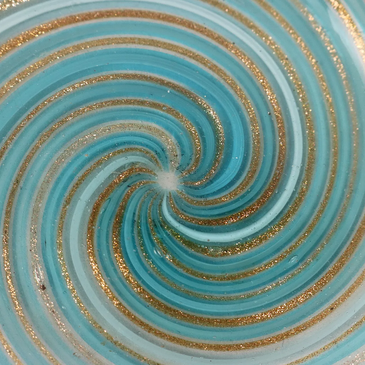 Coppia di piattini in vetro di Murano, fine '700 4