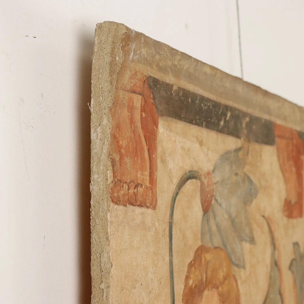 Angeli grotteschi, finto affresco su tela, '900 9