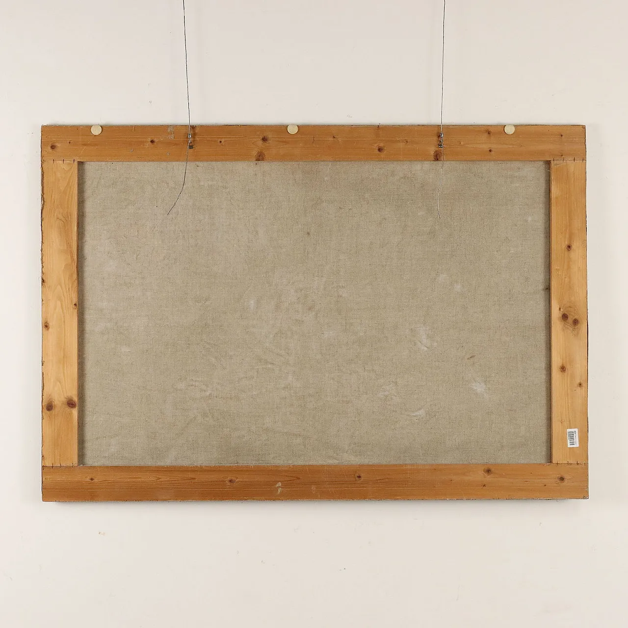 Angeli grotteschi, finto affresco su tela, '900 10