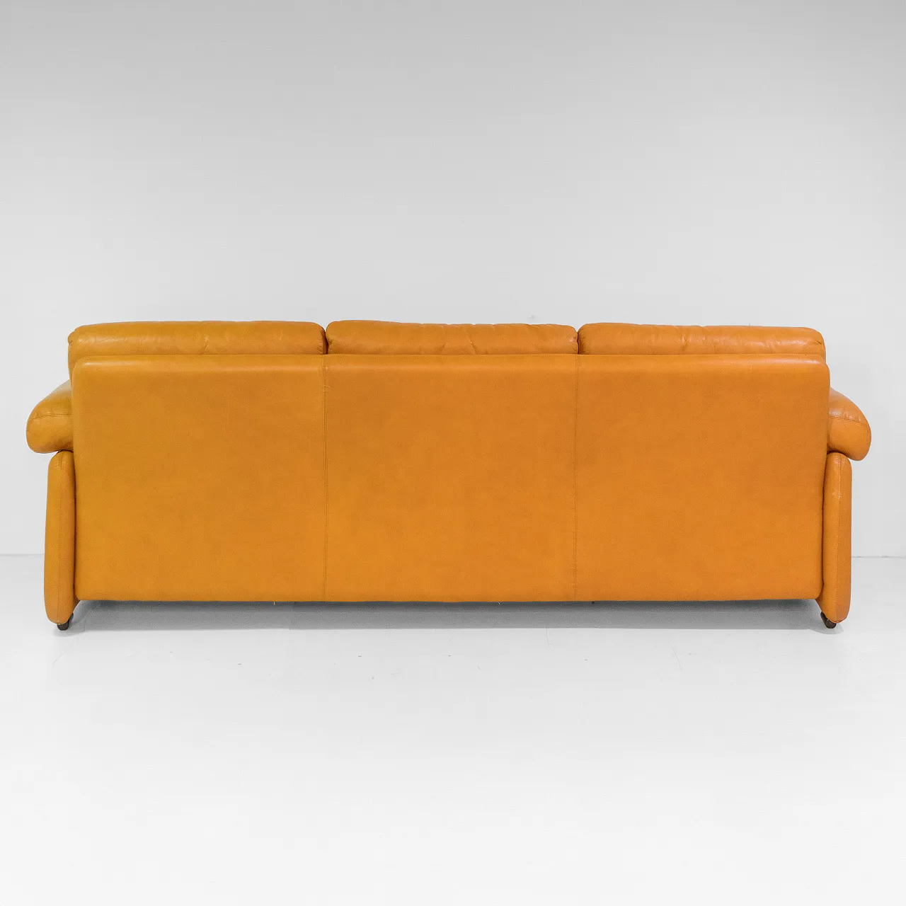 Divano Coronado di Tobia Scarpa per C&B in pelle, anni '70 4
