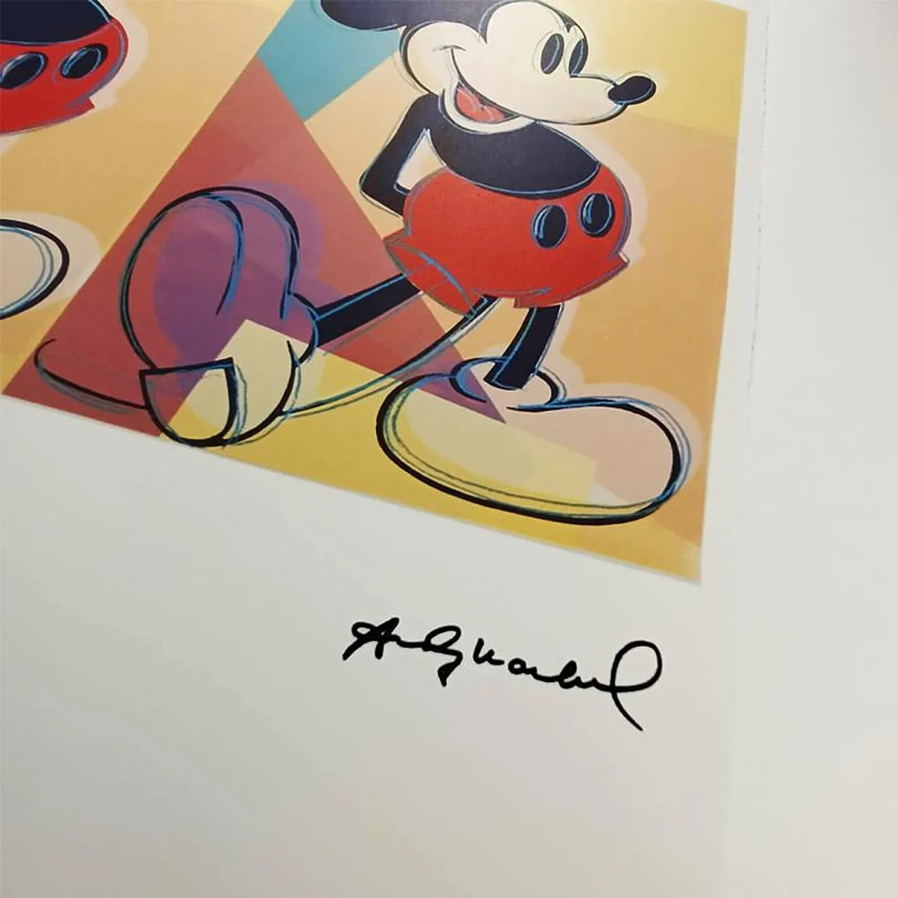 Andy Warhol, Mickey Mouse, limited series lithograph, 1980s 3