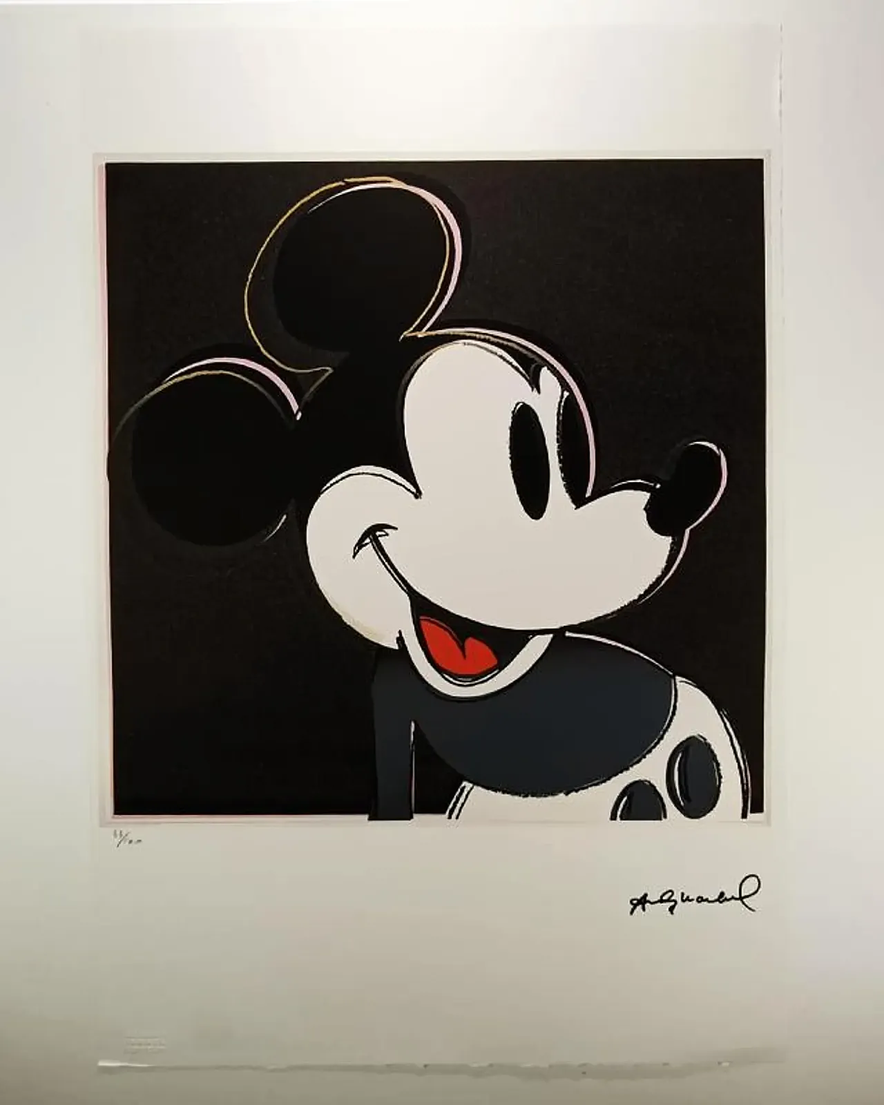 Andy Warhol, Mickey Mouse, limited series lithograph, 1980s 1
