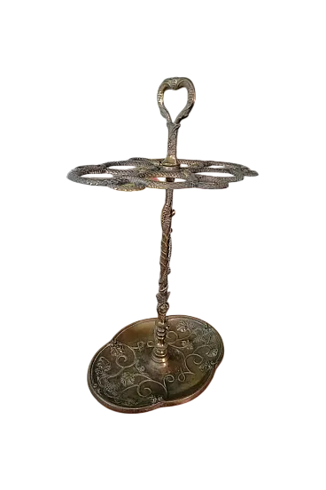 Portaombrelli in bronzo con serpenti, primo '900