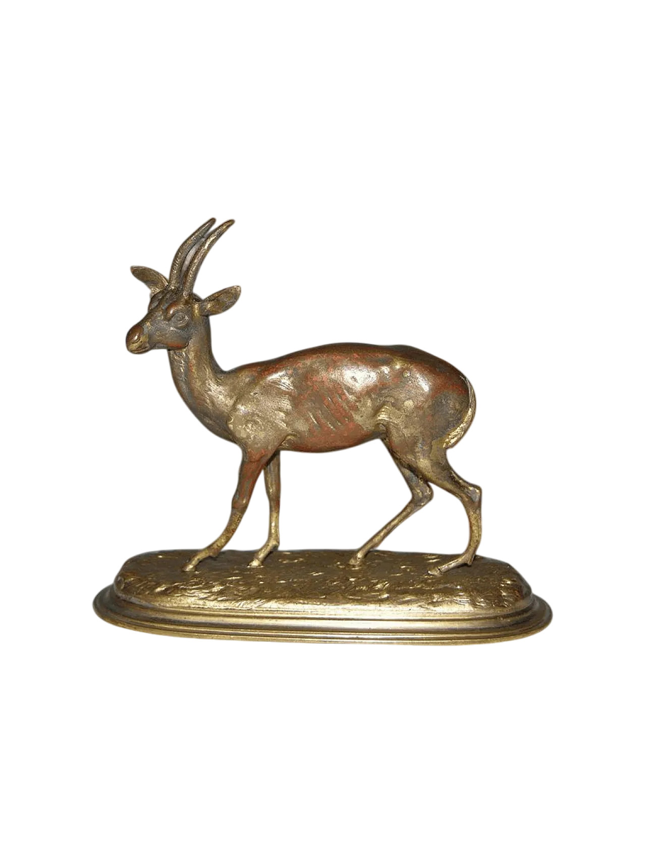 Gazzella in bronzo, primo '900 5