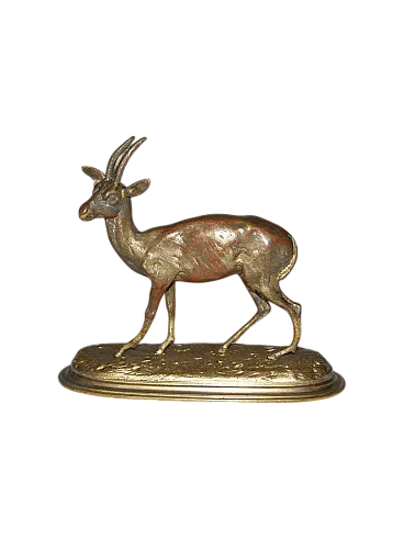 Gazzella in bronzo, primo '900