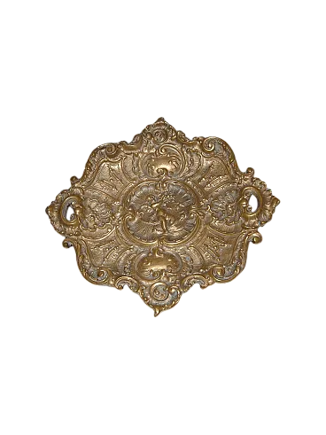 Centrotavola in bronzo raffigurante Cupido, primo '900