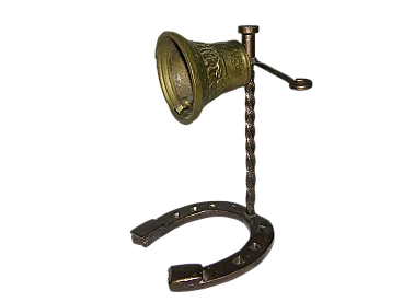 Campana da terra e da parete con Processione, primo '900