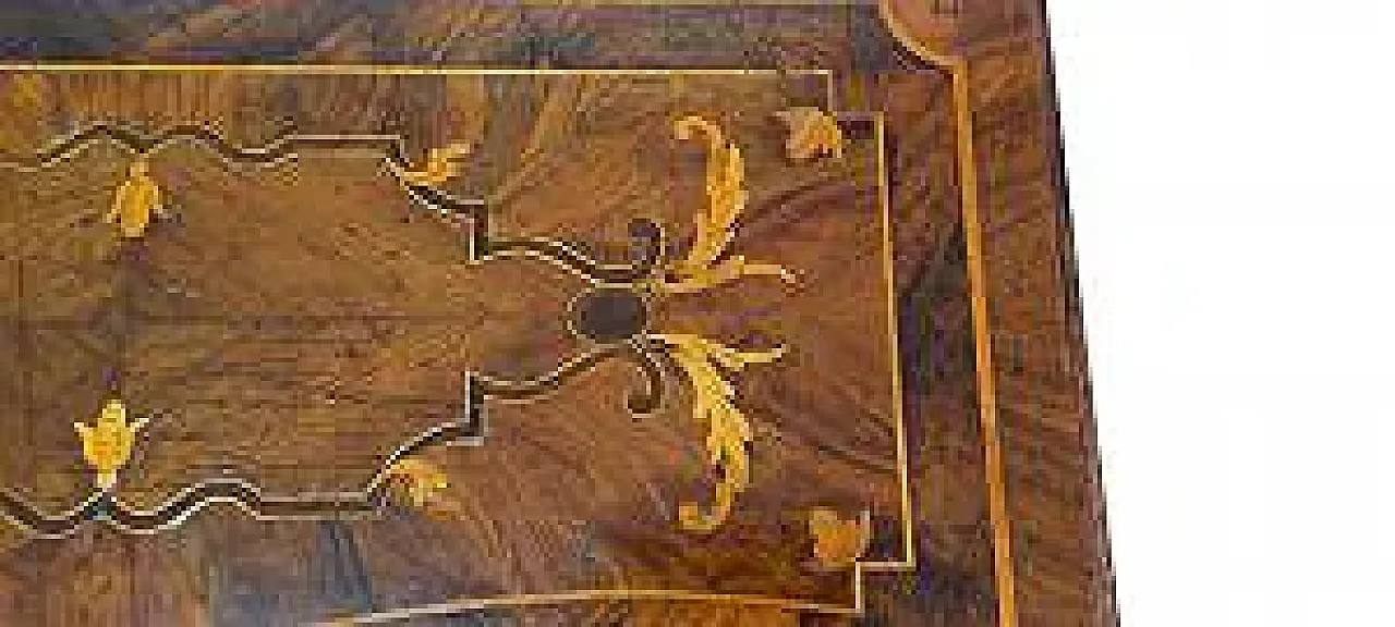Scrittoio in legno intarsiato, '700 6