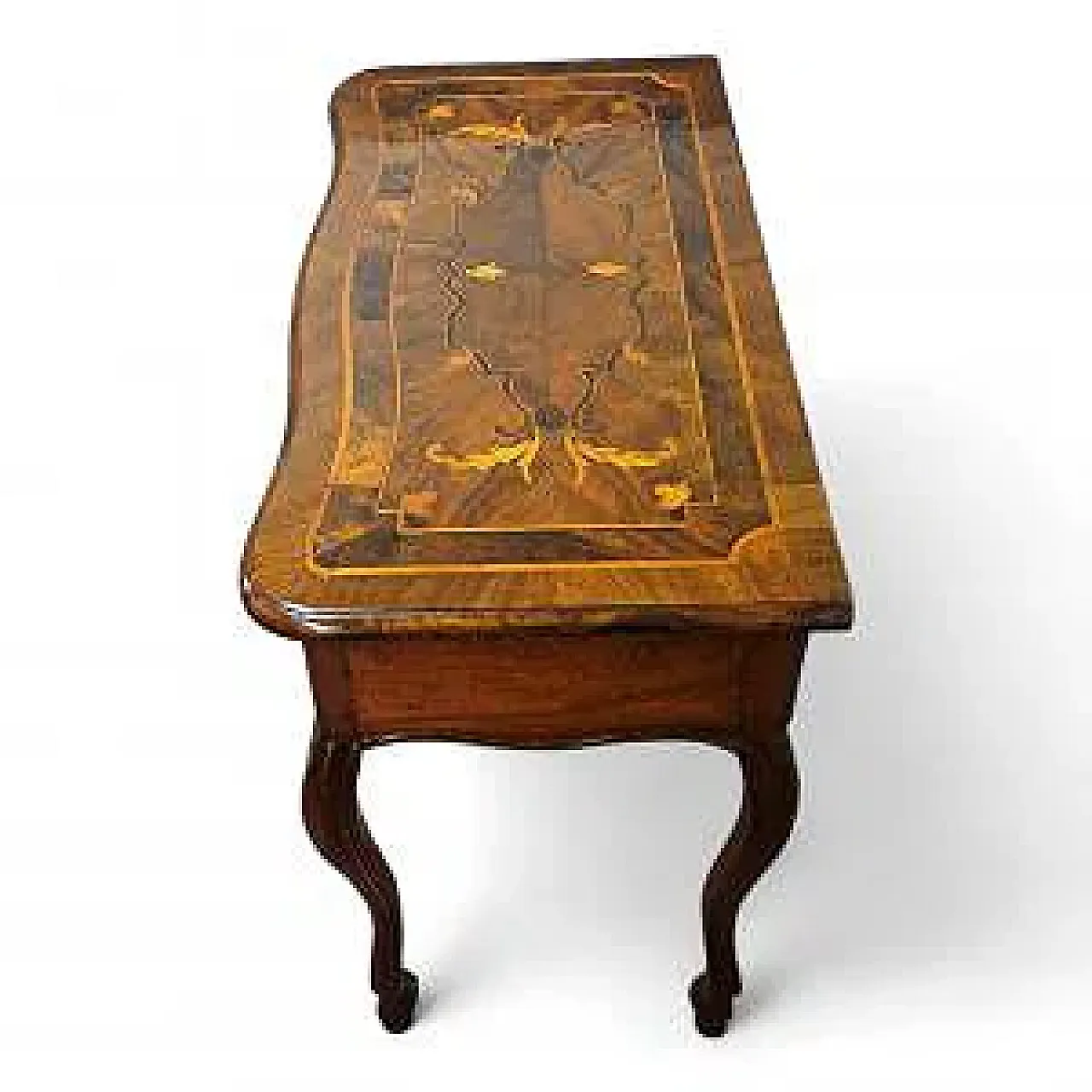 Scrittoio in legno intarsiato, '700 7