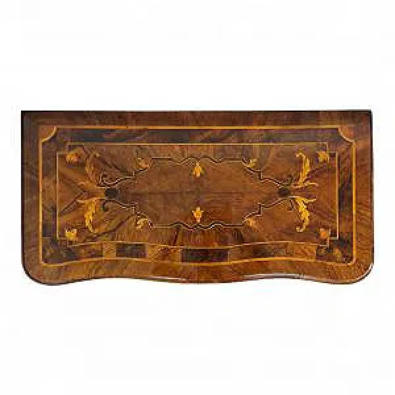 Scrittoio in legno intarsiato, '700 9