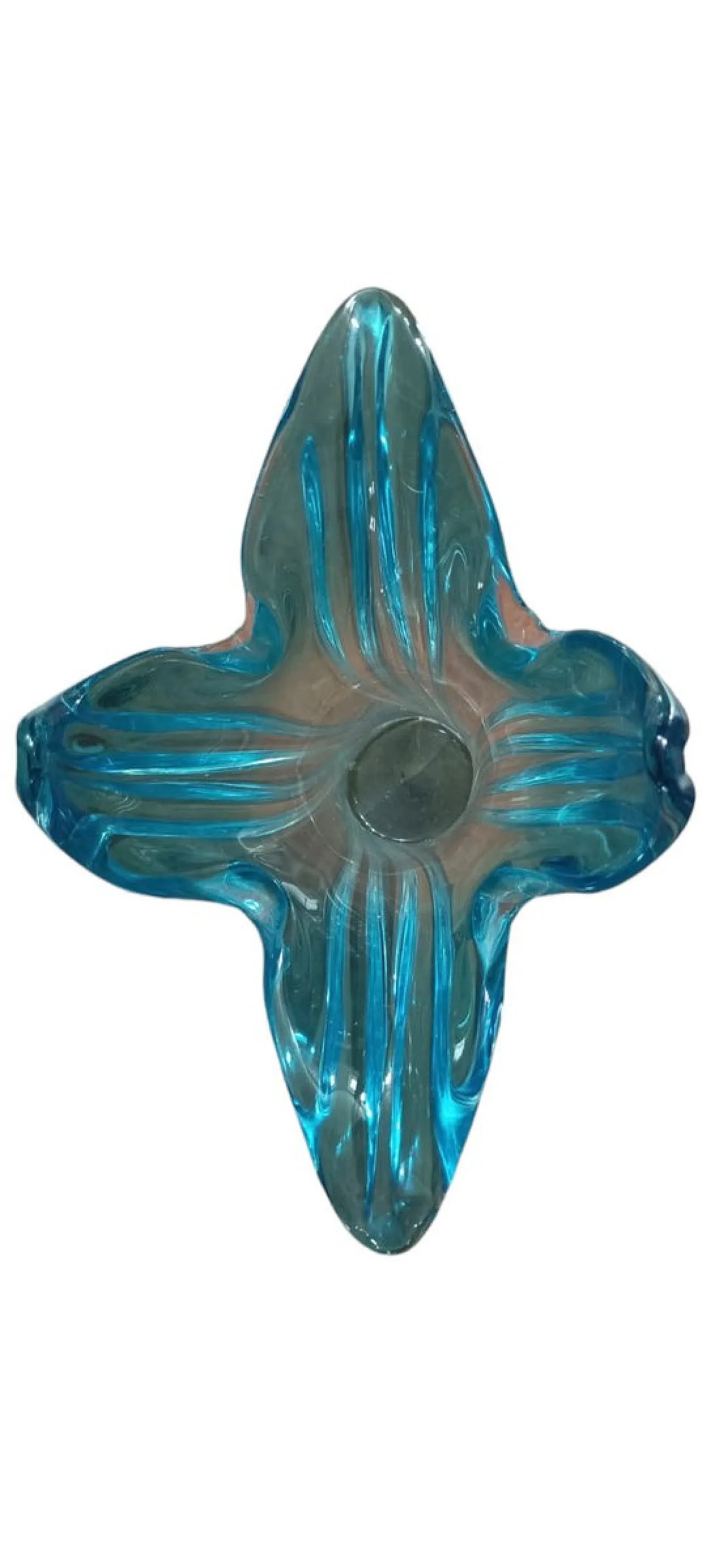 Vaso in vetro di Murano, anni '70 2