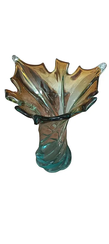 Vaso in vetro di Murano, anni '70