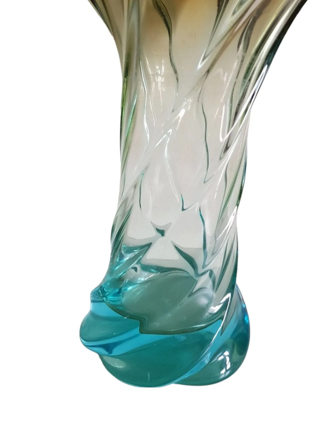 Vaso in vetro di Murano, anni '70 4