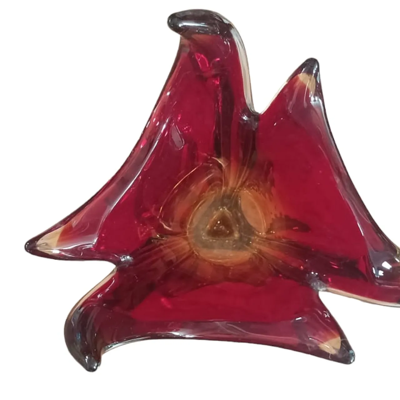 Vaso in vetro di Murano, anni '50 2