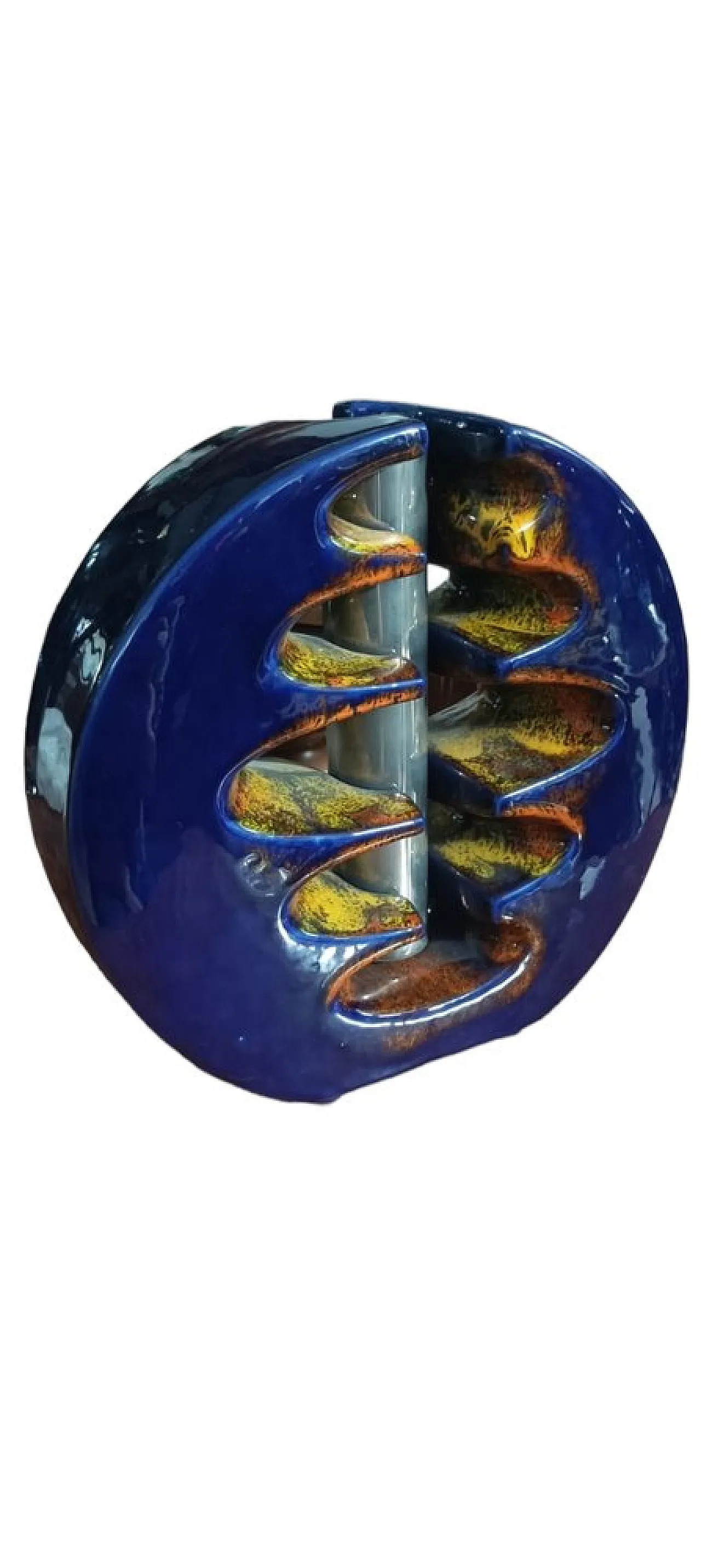 Vaso Space Age di Bertoncello Ceramiche d'Arte, anni '70 2