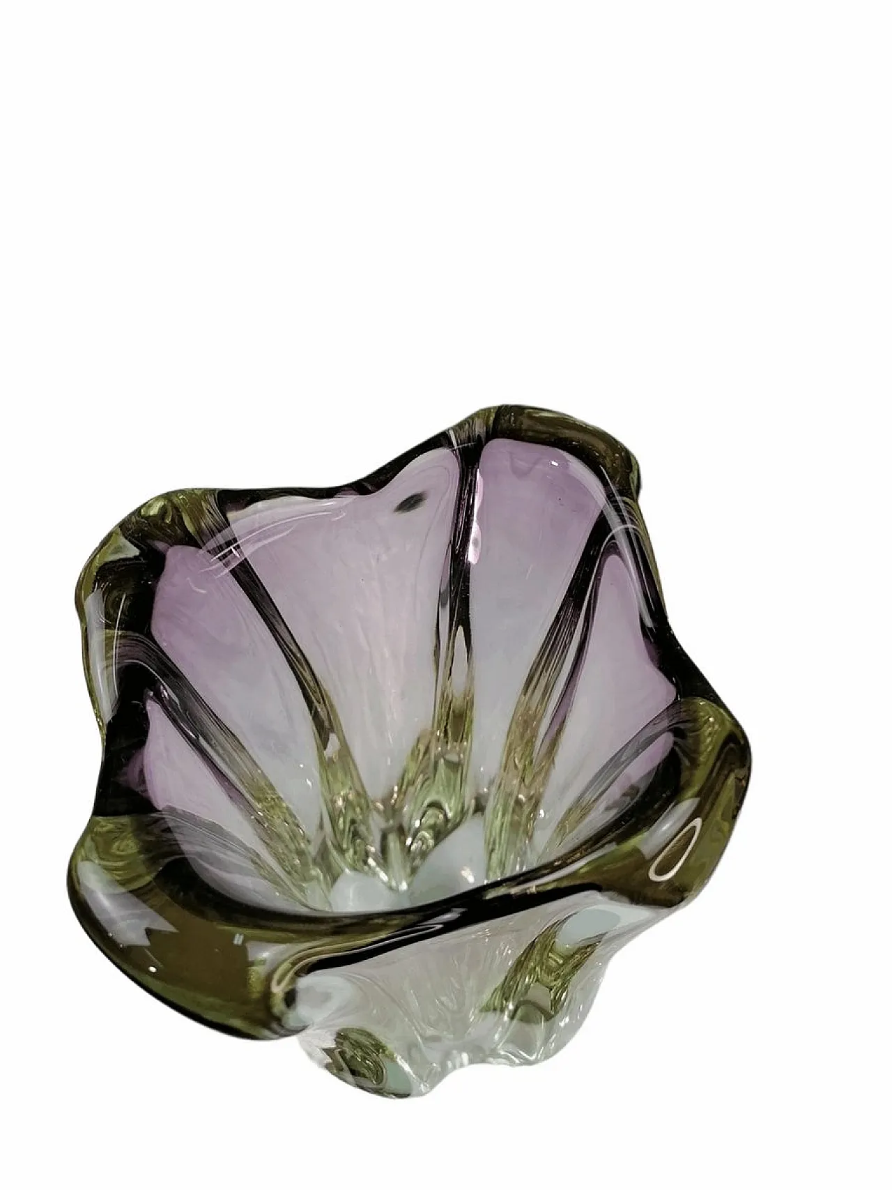 Vaso in Vetro di Murano attribuito a Seguso, anni '50 2