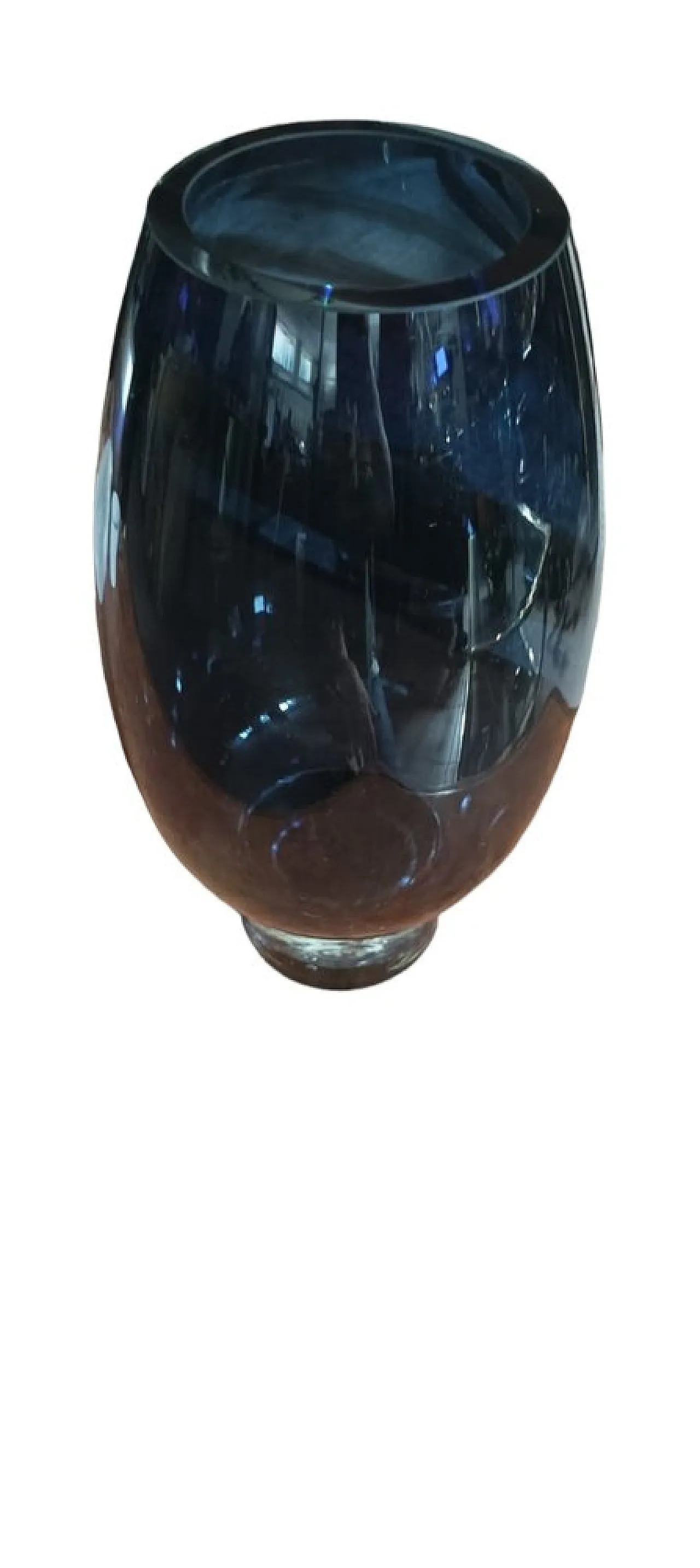 Vaso di Murano sommerso di Flavio Poli per Seguso, anni '70 2