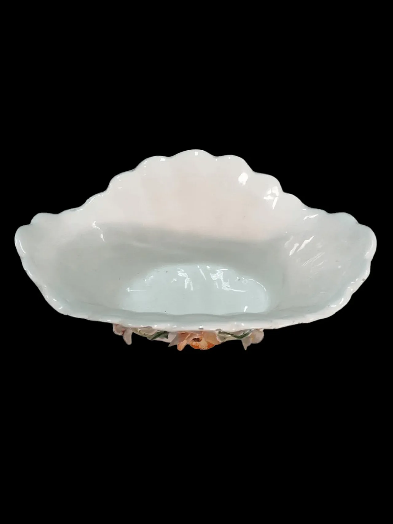 Cestino in ceramica di Bassano, anni '70 3