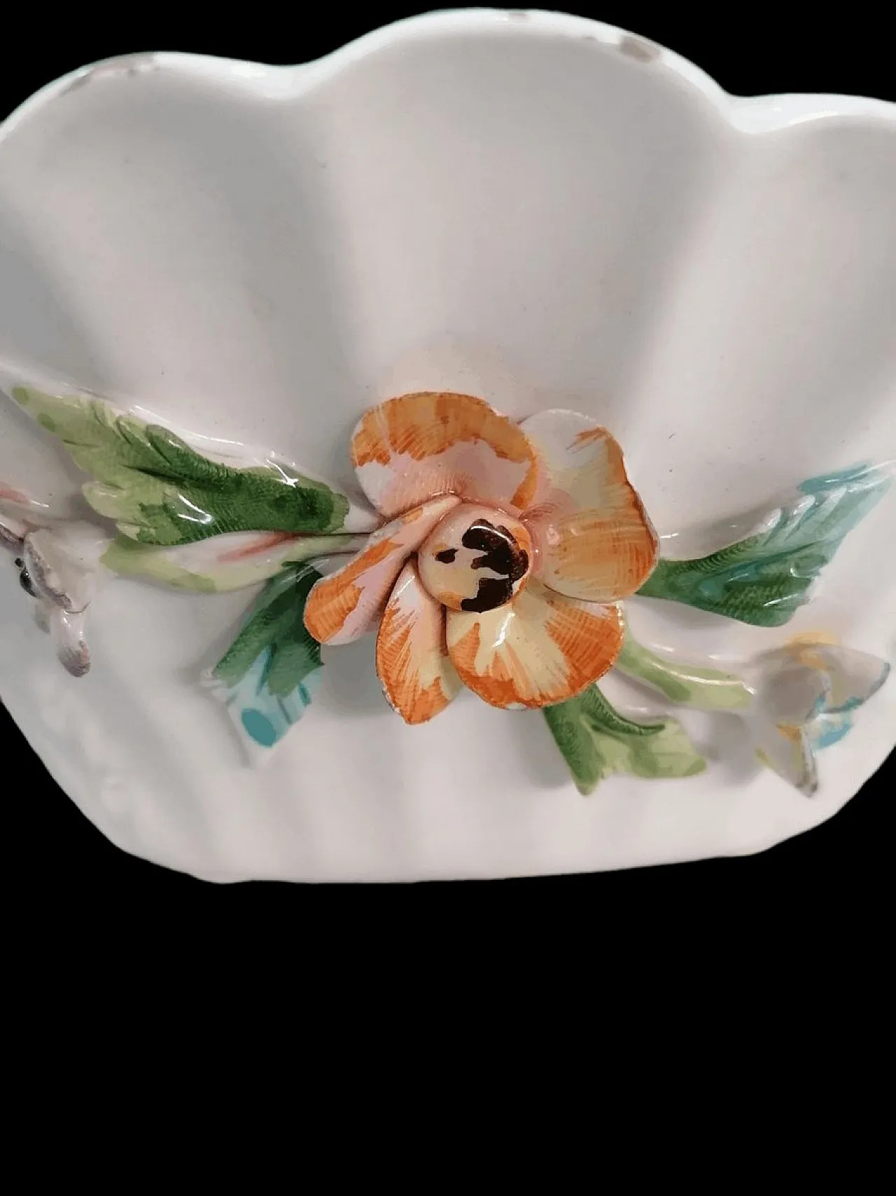 Cestino in ceramica di Bassano, anni '70 4