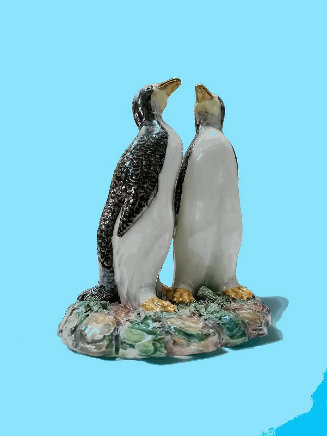 Gruppo di figurine di pinguini in ceramica, anni '60 5