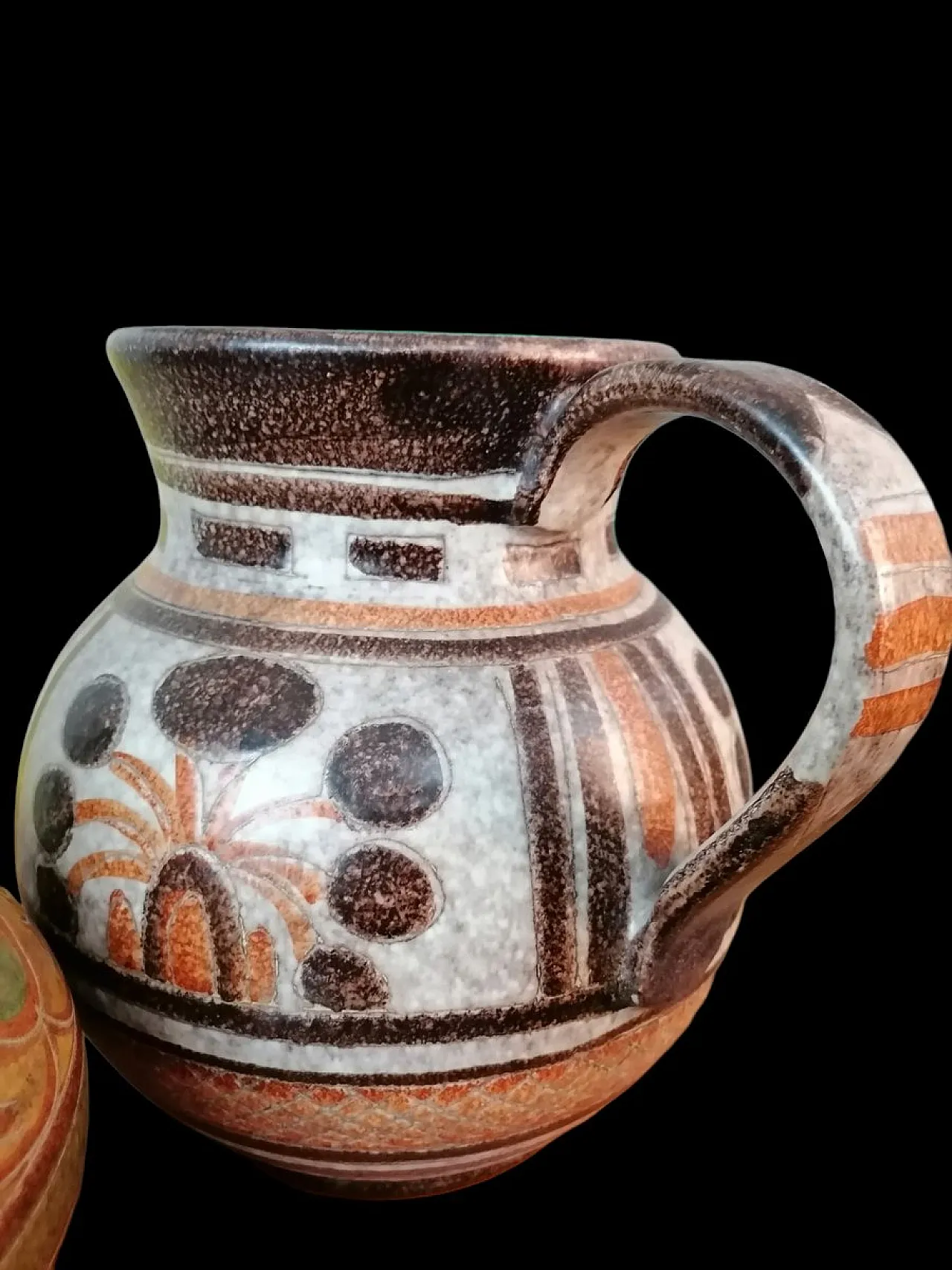 3 Brocche in ceramica di Italica Ars, anni '60 7