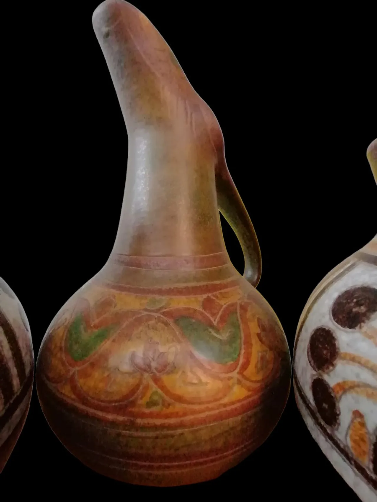 3 Brocche in ceramica di Italica Ars, anni '60 9