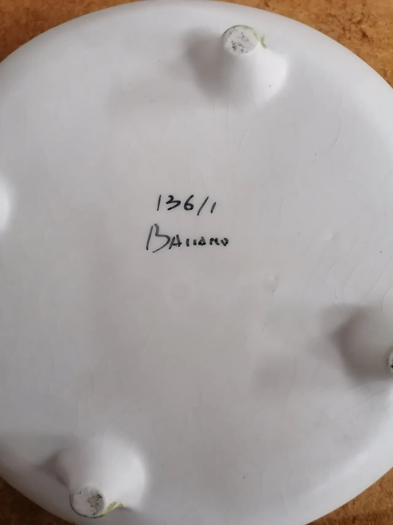 Centrotavola in ceramica 3 Putti di Bassano, anni '50 6