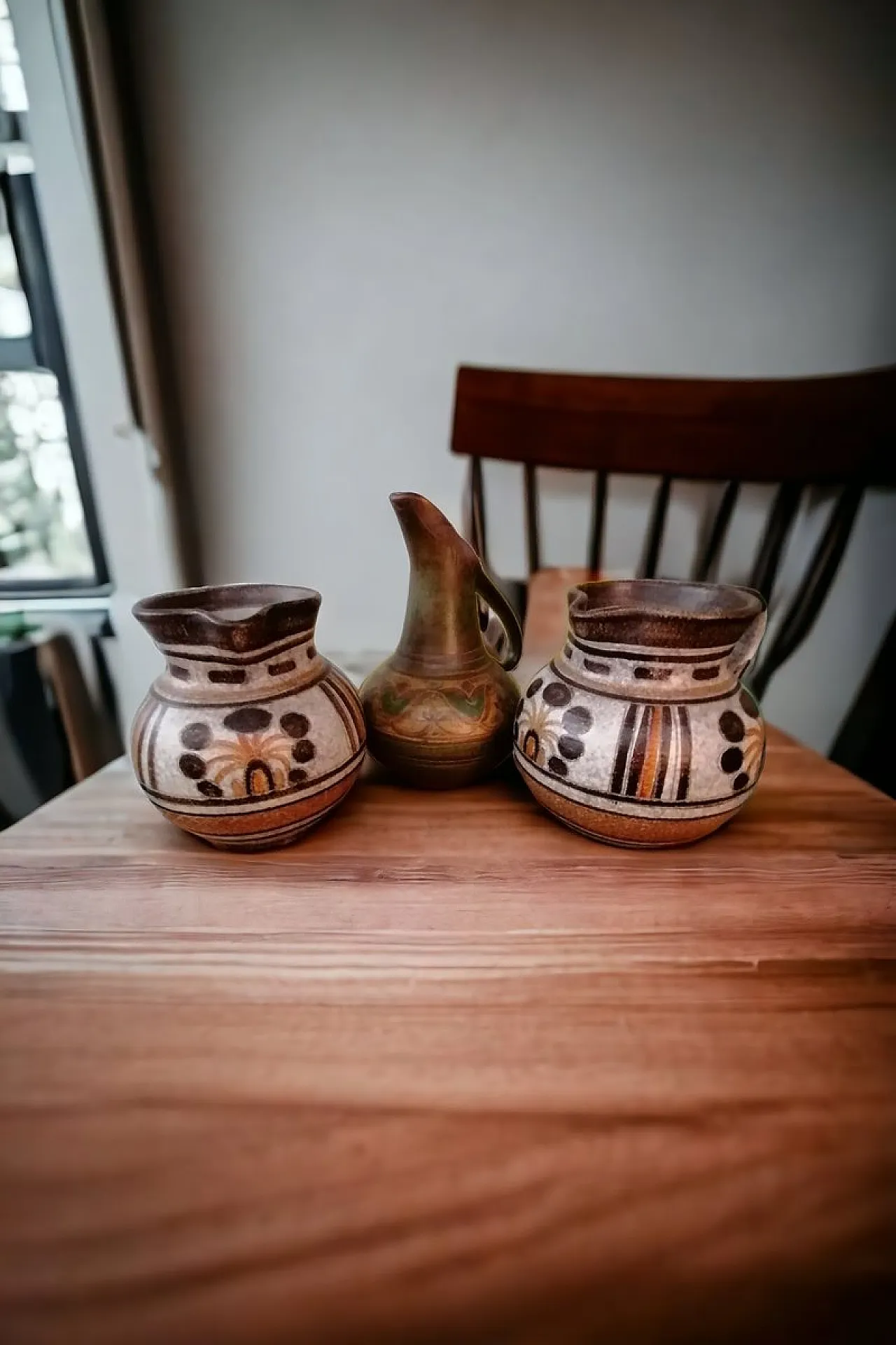 3 Brocche in ceramica di Italica Ars, anni '60 13